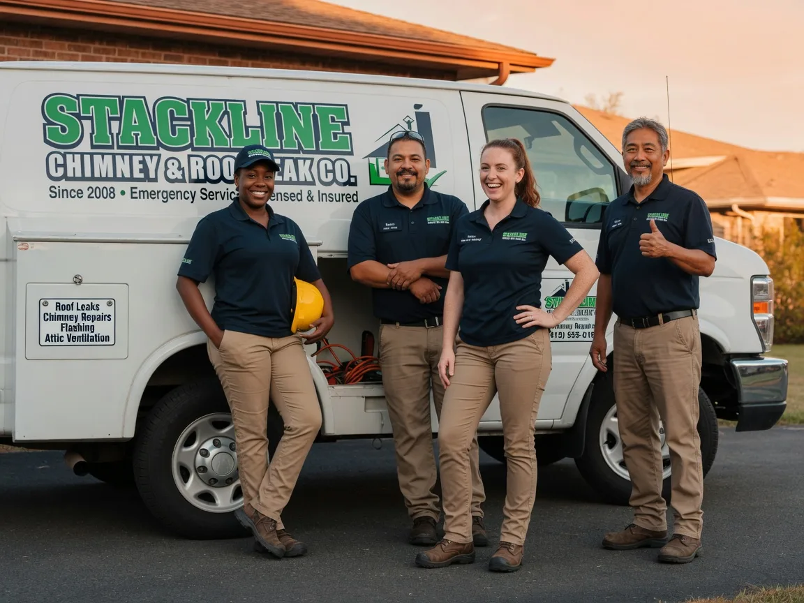 Chimney flashing repair company in Racine, MO